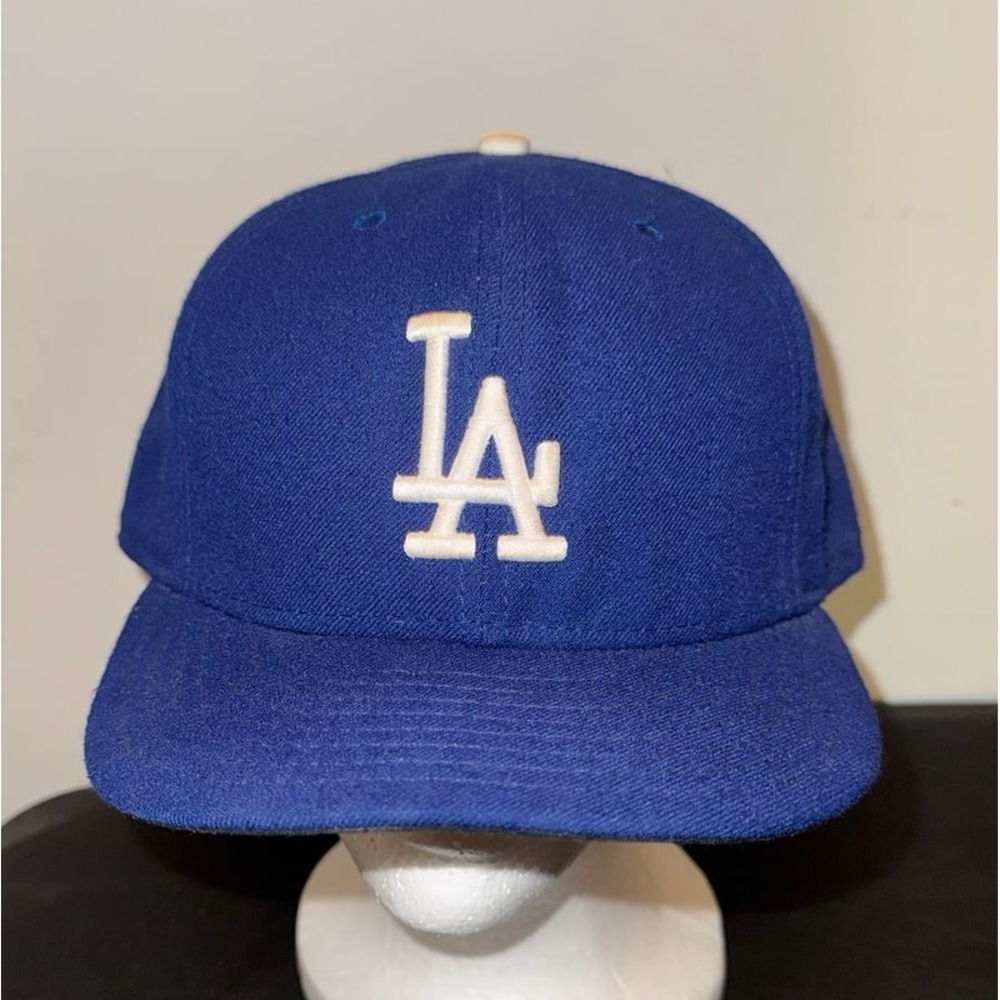 Vintage Y2k Los Angeles Dodgers New Era Fitted Cap Hat Size 8